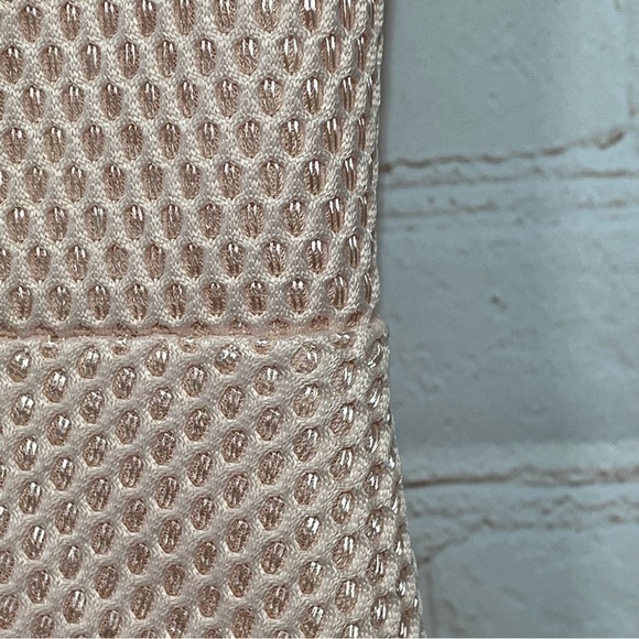 Crystal Doll Dress Womens Size Small Pink Eyelet Fit & Flare Casual Textured - Picture 5 of 13